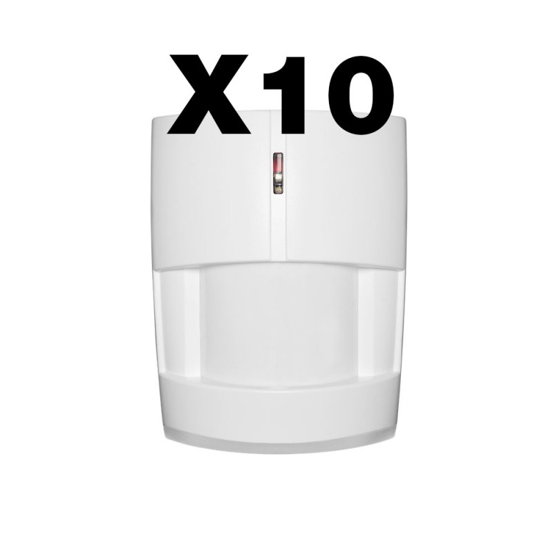 Pack 10 PIR radio 12 m