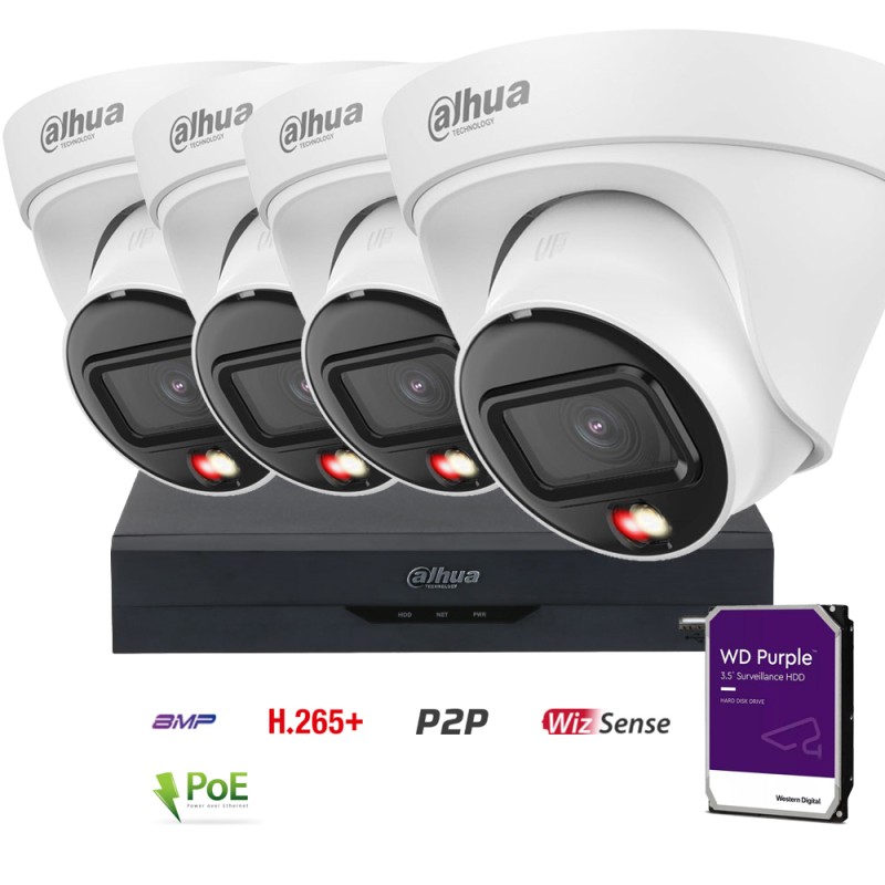 Kit Vidéo Surveillance IP 4...