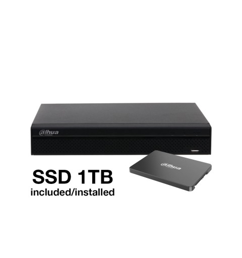 NVR IP Dahua à 4 canaux avec PoE et 960 SSD