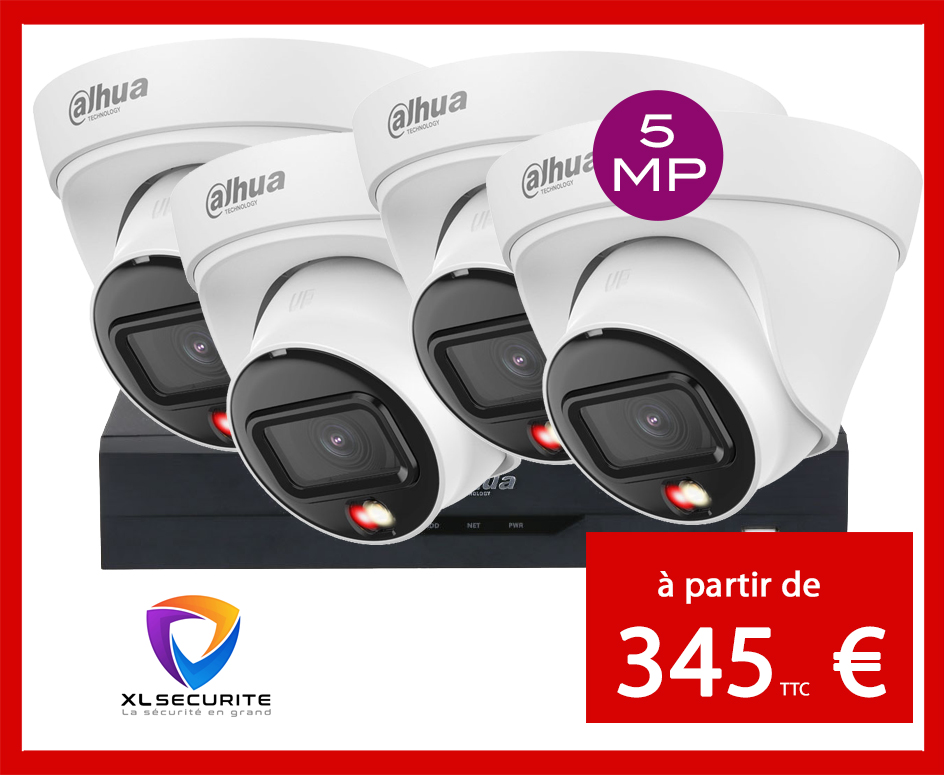 Système de vidéo-surveillance HD 5 MP